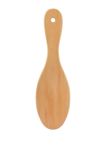 Brosse pneumatique bois 7 rangées de poils en bois 22 cm
