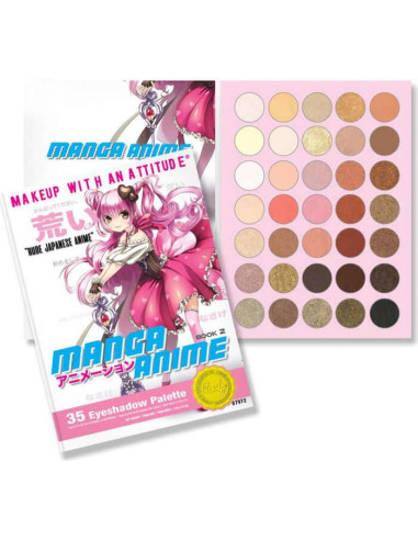 Palette Fard à Paupieres "Book 2 Manga Anime " rude cosmetics