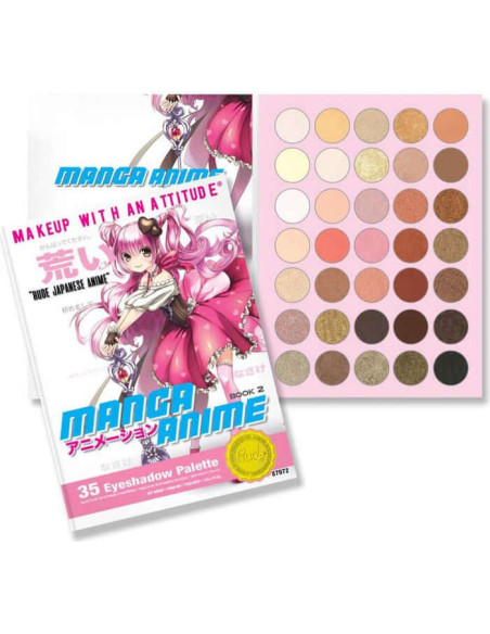 Palette Fard à Paupieres "Book 2 Manga Anime " rude cosmetics