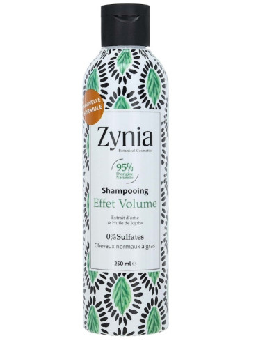 Shampoing "Effet Volume" 250ML Zynia