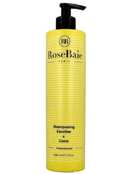 Rose Baie "Shampoing Kératine et Huile de Coco" 500ML