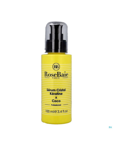 Rose Baie "Sérum Cristal Kératine et Huile de Coco" 100ML