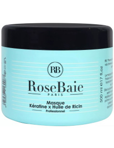 Rose Baie "Masque Kératine et Huile de Ricin" 500ML