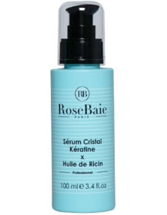 Rose Baie "Sérum Cristal Kératine et Huile de Ricin" 100ML
