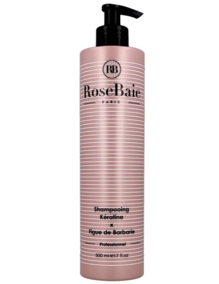 Rose Baie "Shampoing Kératine et figue de barbarie" 500ML