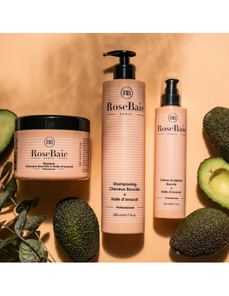 Rose Baie "Masque Cheveux Bouclés et Huile d'Avocat" 500ML