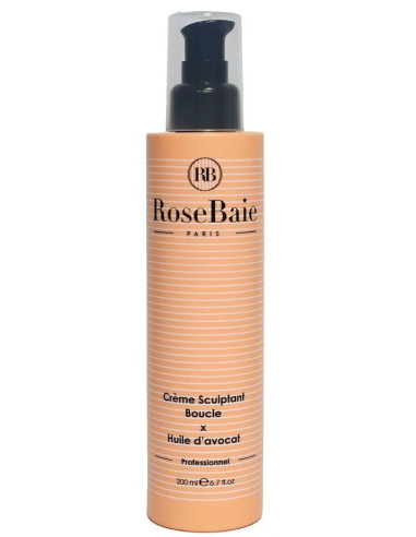 Rose Baie "Crème Sculptant cheveux bouclés et huile d'avocat" 200ML