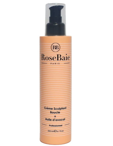 Rose Baie "Crème Sculptant cheveux bouclés et huile d'avocat" 200ML