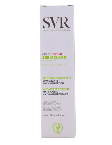 Sebiaclear "Crème SPF50+" 40ML SVR