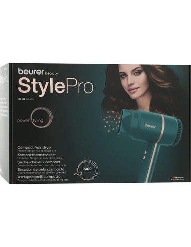 Sèche-cheveux compact HC35 Ocean 2000W