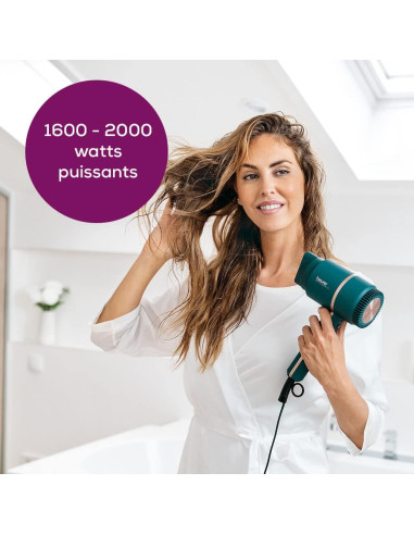 Sèche-cheveux compact HC35 Ocean 2000W