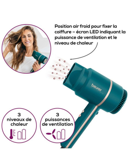 Sèche-cheveux compact HC35 Ocean 2000W