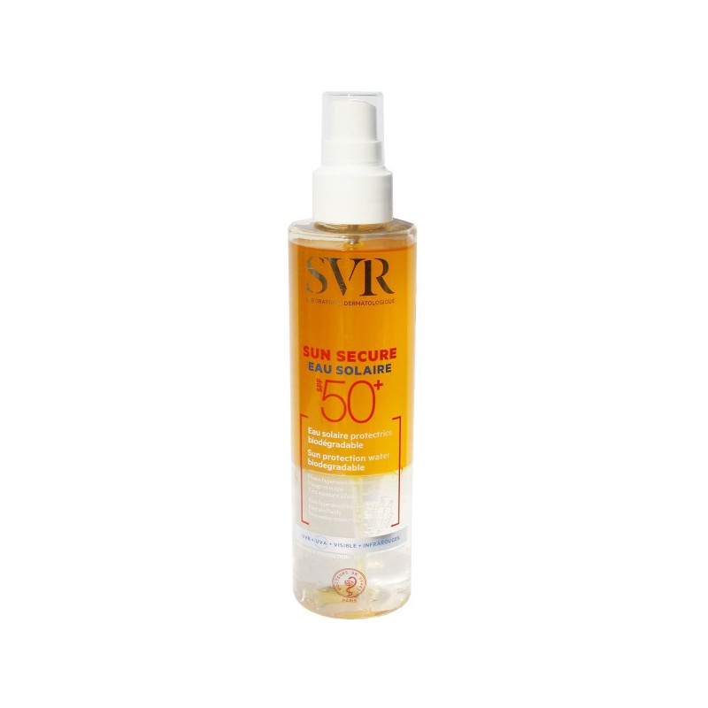 SUN SECURE "Eau solaire protectrice SPF 50+" 200 ml