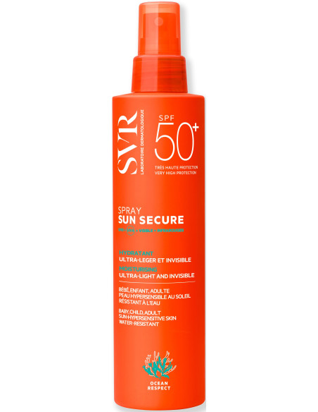 SUN SECURE "Lait en Spray Hydratant SPF50+" 200 ML SVR