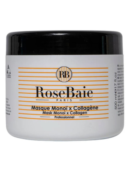 Masque réparateur cheveux secs et abîmés — Monoï de Tahiti & Collagène hydrolysé
