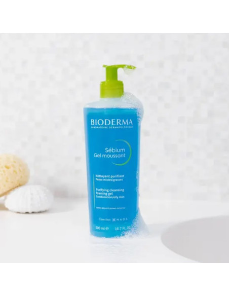 Gel Moussant "Sebium" 500ML
