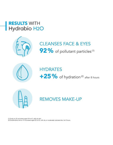 Eau Micellaire "Hydrabio H2O" 250ML