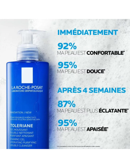 TOLERIANE Gel Moussant 400ML