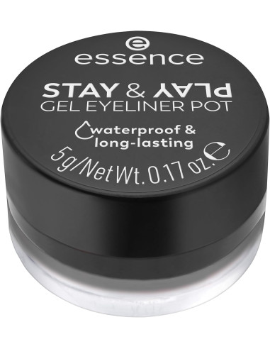 Eyeliner Gel Pot " Long-lasting & Waterproof  " N°01 - Black
