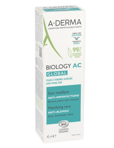 BIOLOGY AC GLOBAL Soin matifiant anti-imperfections 40ML