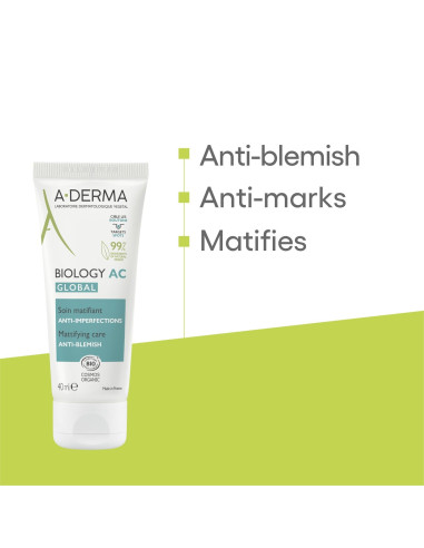 BIOLOGY AC GLOBAL Soin matifiant anti-imperfections 40ML