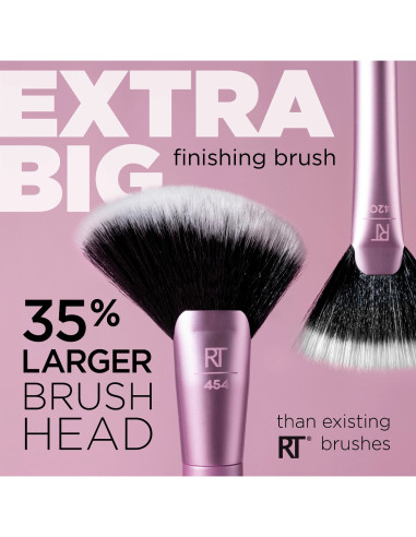Pinceau Face " Extra Big Finishing - Contour + Powder + Highlighter " - 454