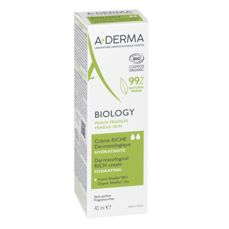 BIOLOGY Crème riche dermatologique hydratante 40ML