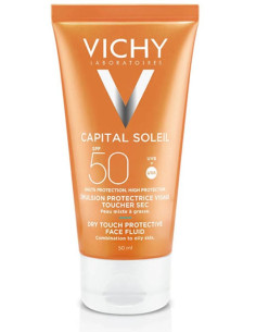 Capital Soleil "Émulsion Protectrice Toucher Sec SPF50" 50 ml