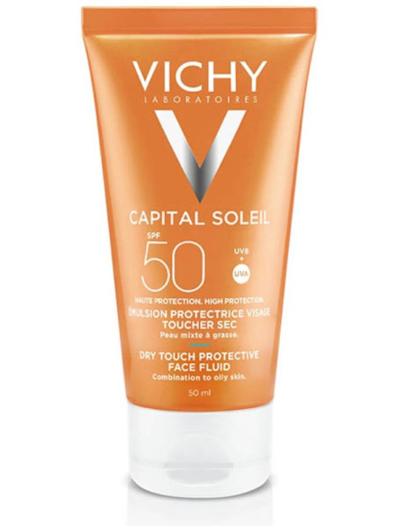 Capital Soleil "Émulsion Protectrice Toucher Sec SPF50" 50 ml