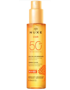 Huile Solaire Bronzante Visage Et Corps SPF50