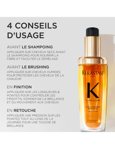 Elixir Ultime "Huile Originale Rechargeable" 75ML