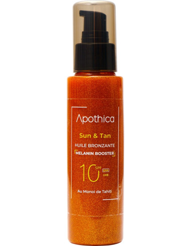 Sun protect "Huile d'été Bronzante SPF10" 100ML apothica