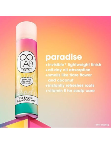 Shampoing Sec " Paradise " 200 ml