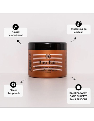 Masque "Kératine et Huile d'argan" 500ml