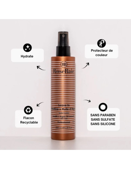 Leave In "Kératine et Huile d'argan" 200ml