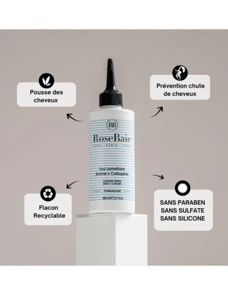 Eau lamellaire "Biotine et Collagène" 200ml