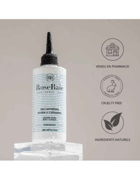 Eau lamellaire "Biotine et Collagène" 200ml