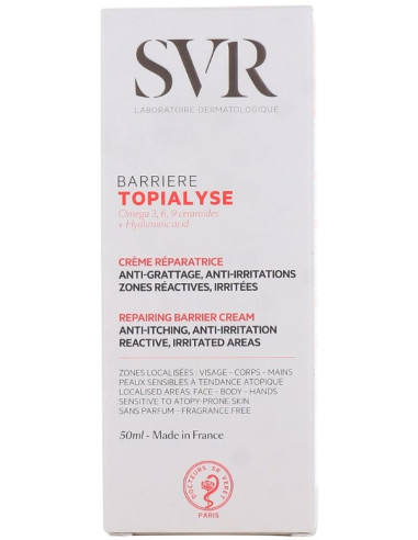 Topialyse Barrière Crème Réparatrice 50ml