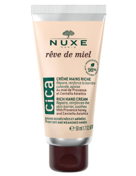 Crème Mains Riche CICA "Rêve de Miel" 50ml
