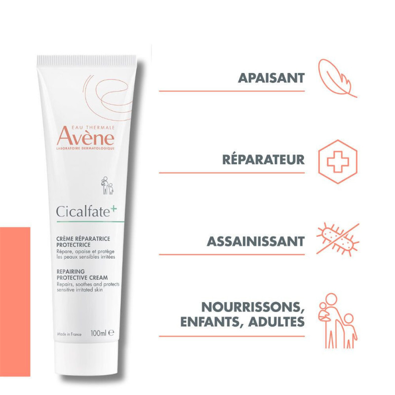 Crème Réparatrice Protectrice "Cicalfate+" 100ml