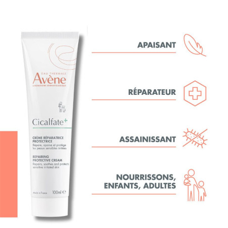 Crème Réparatrice Protectrice "Cicalfate+" 100ml