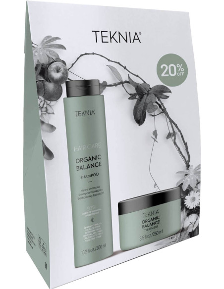 Coffret Duo cheveux Teknia "Organic Balance"