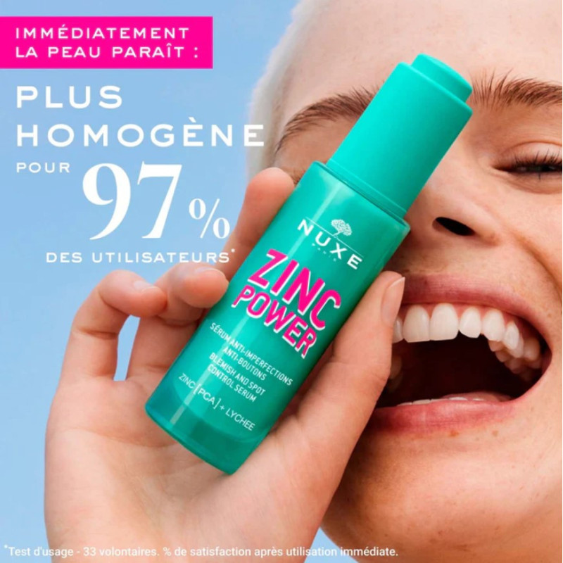Zinc Power "Sérum Anti-Imperfections Anti-Boutons" 30ml