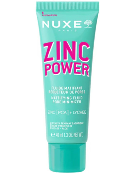 Zinc Power "Fluide Matifiant Réducteur De Pores" 40ml