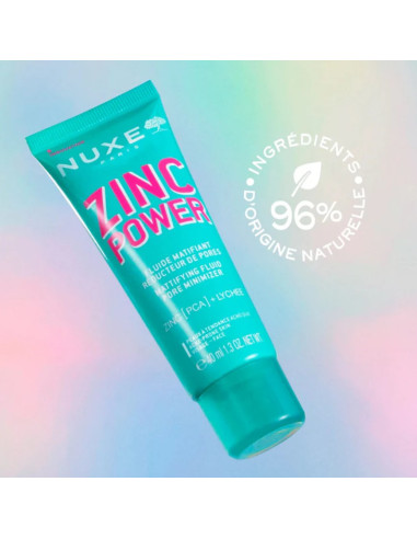 Zinc Power "Fluide Matifiant Réducteur De Pores" 40ml