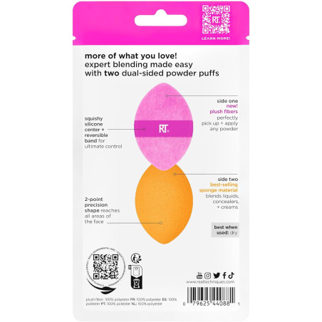 SPONGE " Houpette 2in1  + ETUI Miroir "