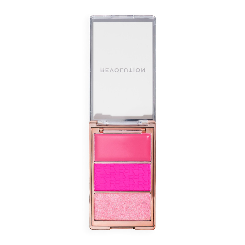 Revolution Blush Icon Pink Trio Crème, Mat & Irisé | Beauty Store
