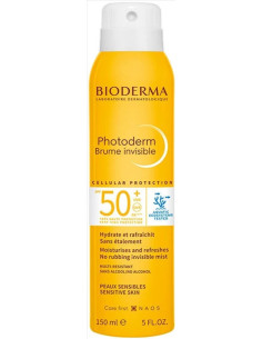 Bioderma Photoderm Brume Invisible SPF50+ 150ml – spray solaire sans étalement pour peaux sensibles