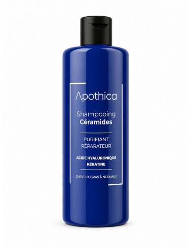 Shampooing Céramides Cheveux Gras À Normaux 400ml apothica