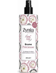 Brume Parfumée Précieuse Zynia 250ml – body splash sans alcool, senteurs raffinées corps et cheveux